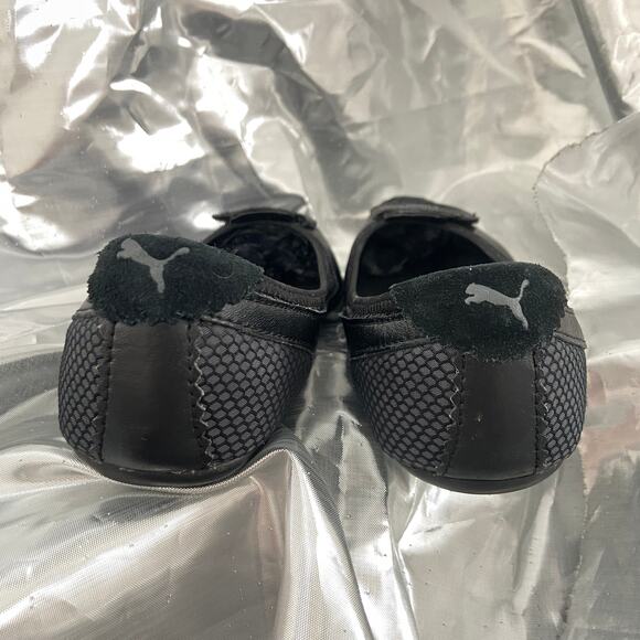 Puma ballet flats y2k vintage archive black, women's size 6.5 - Picture 4 of 5